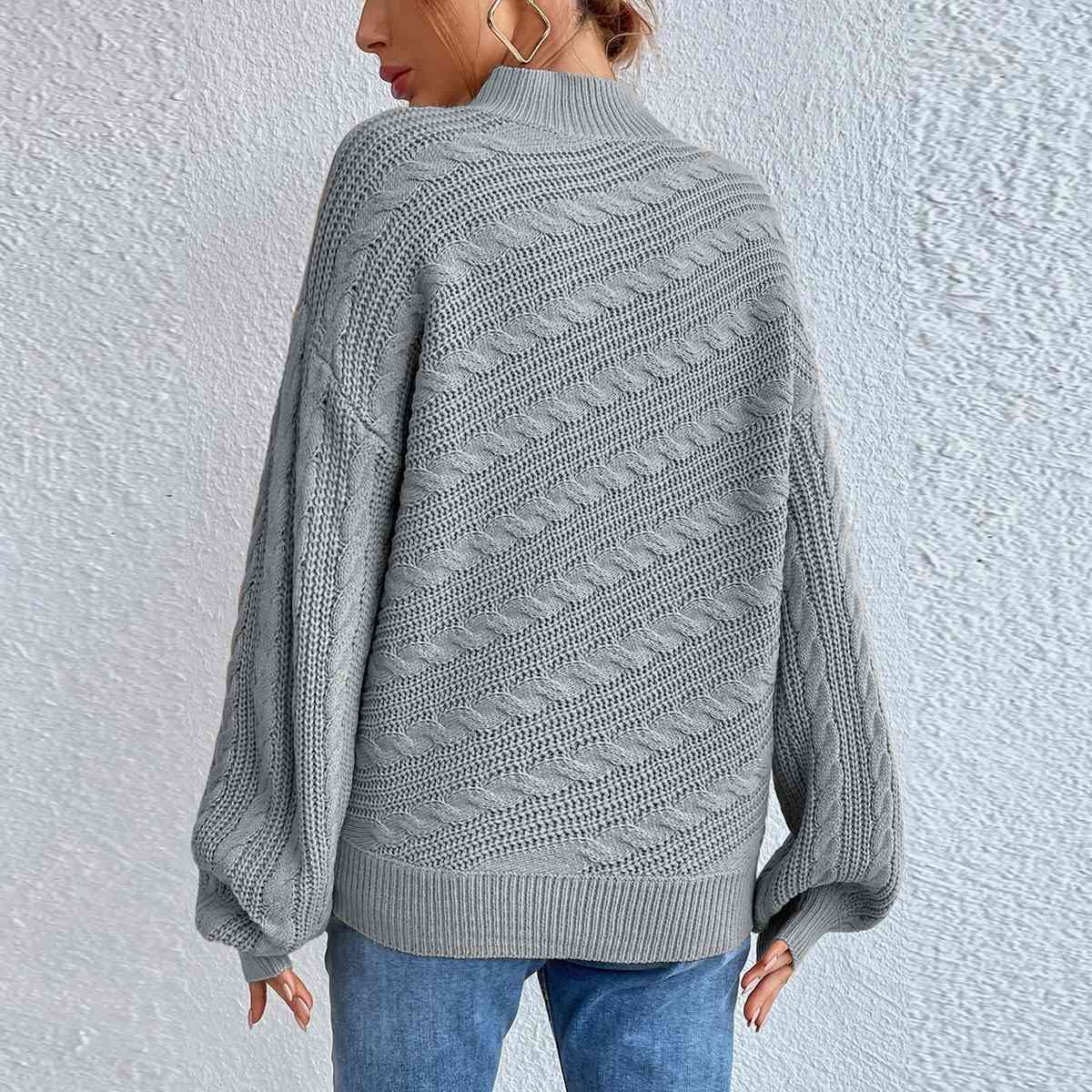 Sylvara | Cozy Cable Knit Sweater for Women Warm Fashion