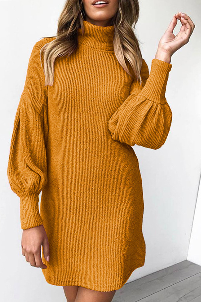 Vespera | Elegant Turtleneck Dress for Women Fashion Style