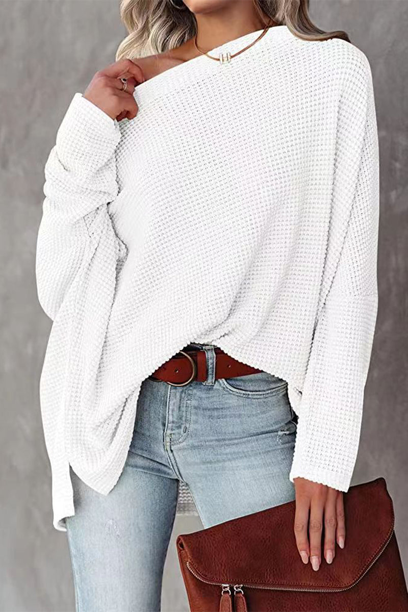 Elvaya | Chic Off-Shoulder Sweater for Casual Style