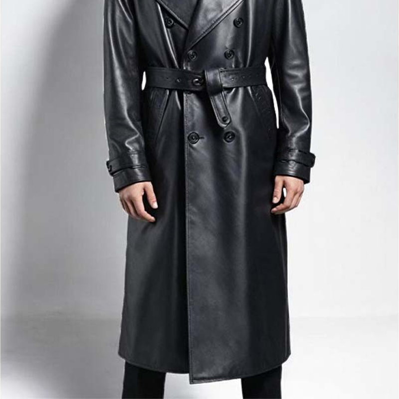 Atticus | Classic Double-Breasted Trench Coat for Men