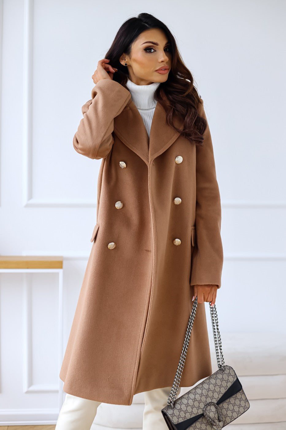 Arabella | Elegant Double-Breasted Women's Winter Coat