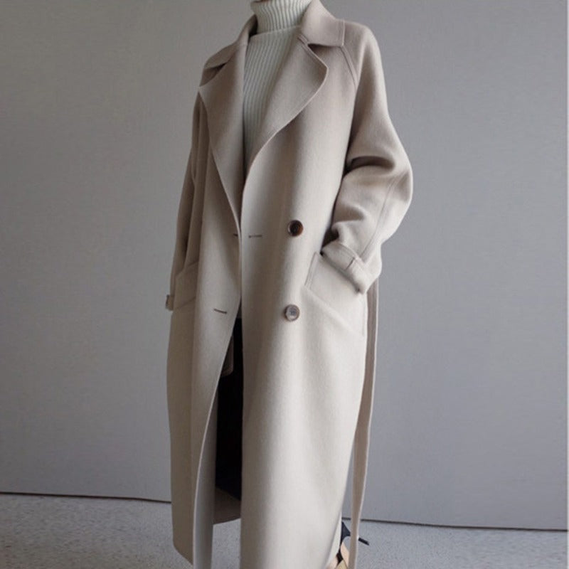 Ellie | Elegant Long Winter Coat for Women Fashion