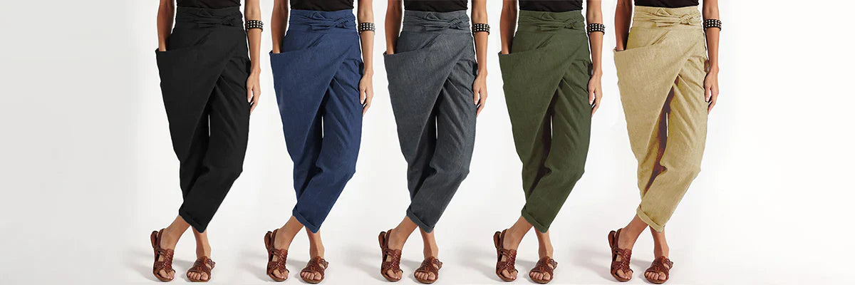 Jeselle - Unique High-Waist Comfy Pants