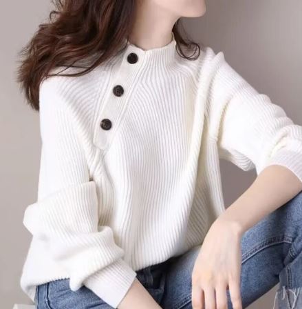 Isolde | Cozy Long Sleeve Sweater for Stylish Comfort