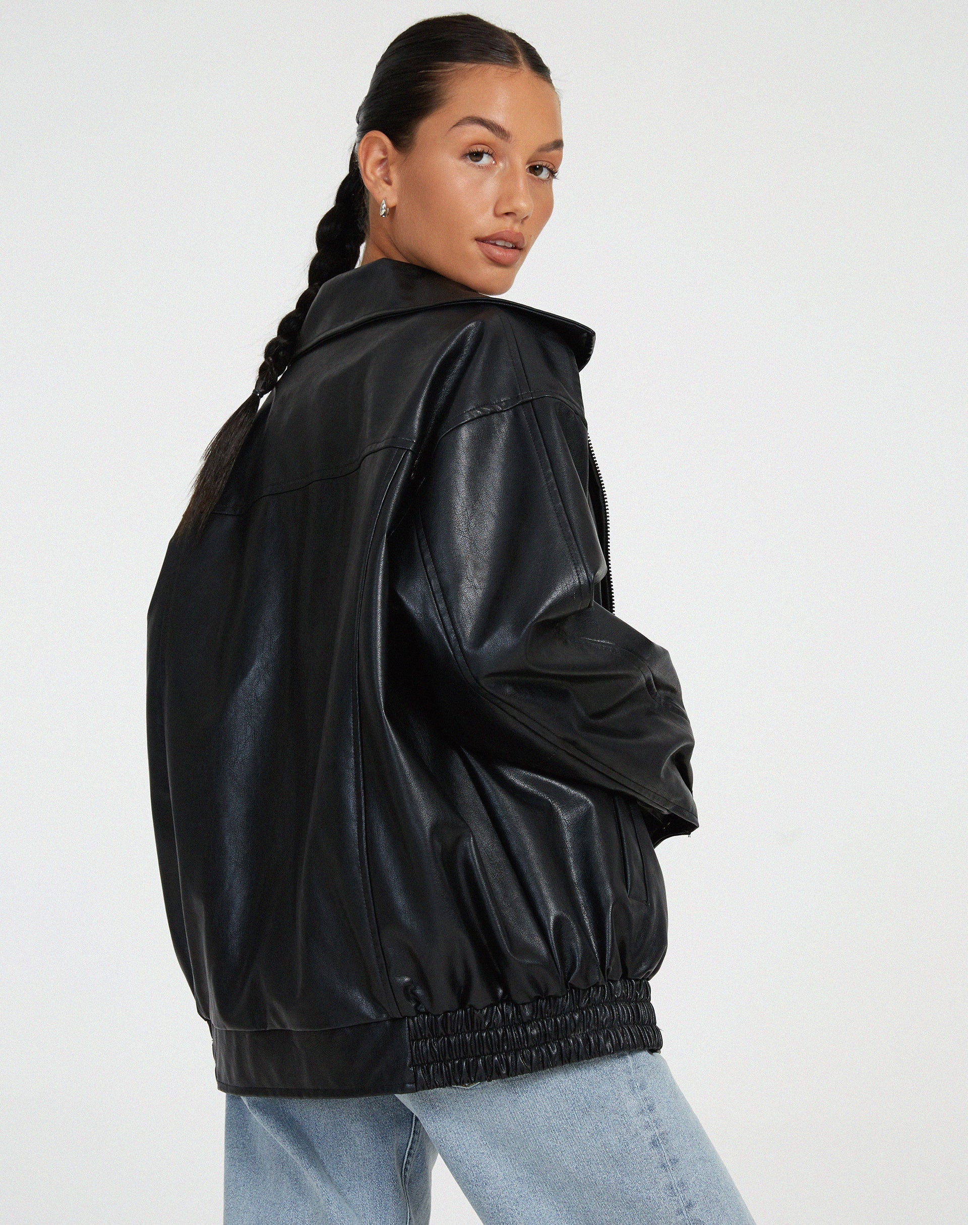 Cameron - Loose Leather Jacket