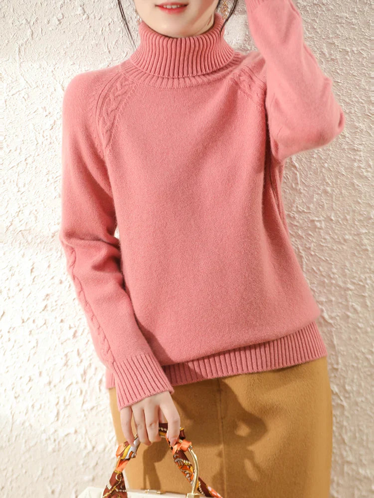 Calista | Cozy Turtleneck Sweater for Stylish Winter Layers