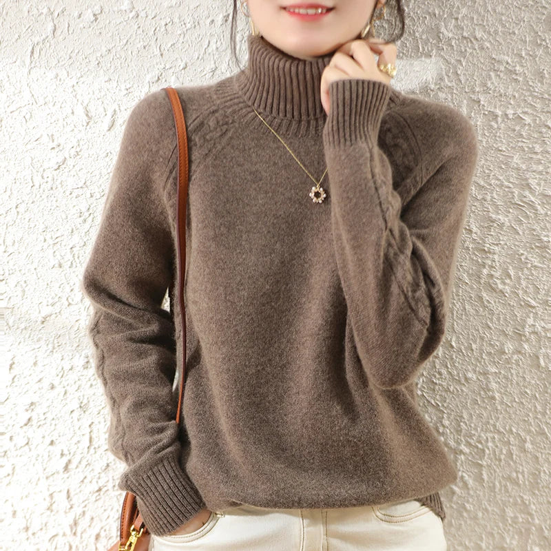 Calista | Cozy Turtleneck Sweater for Stylish Winter Layers