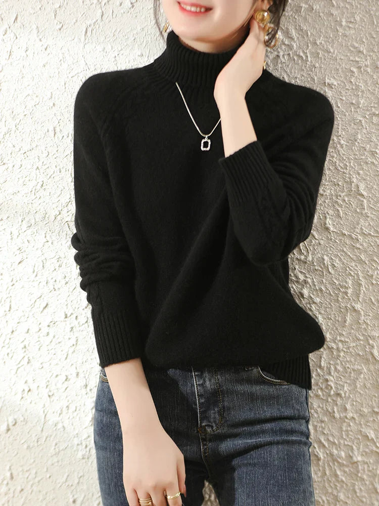 Calista | Cozy Turtleneck Sweater for Stylish Winter Layers