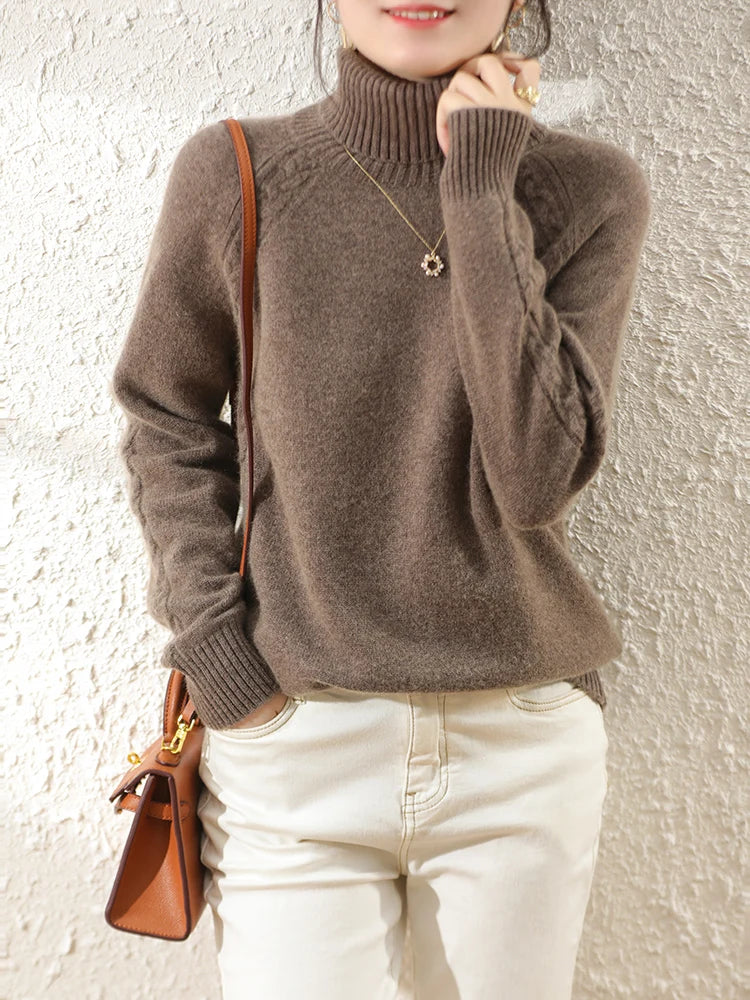 Calista | Cozy Turtleneck Sweater for Stylish Winter Layers