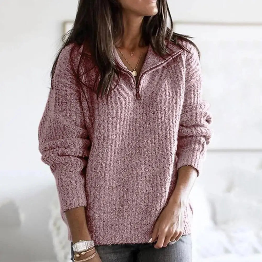 Seraphina | Stylish Half-Zip Sweater for Casual Outings