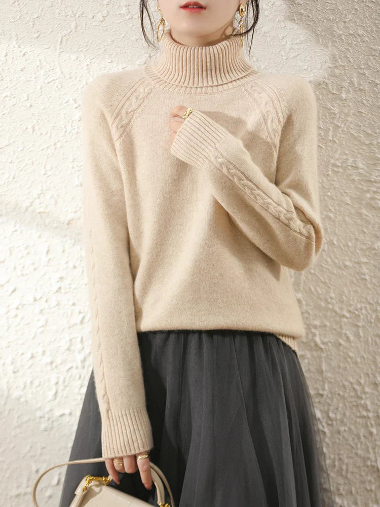 Calista | Cozy Turtleneck Sweater for Stylish Winter Layers