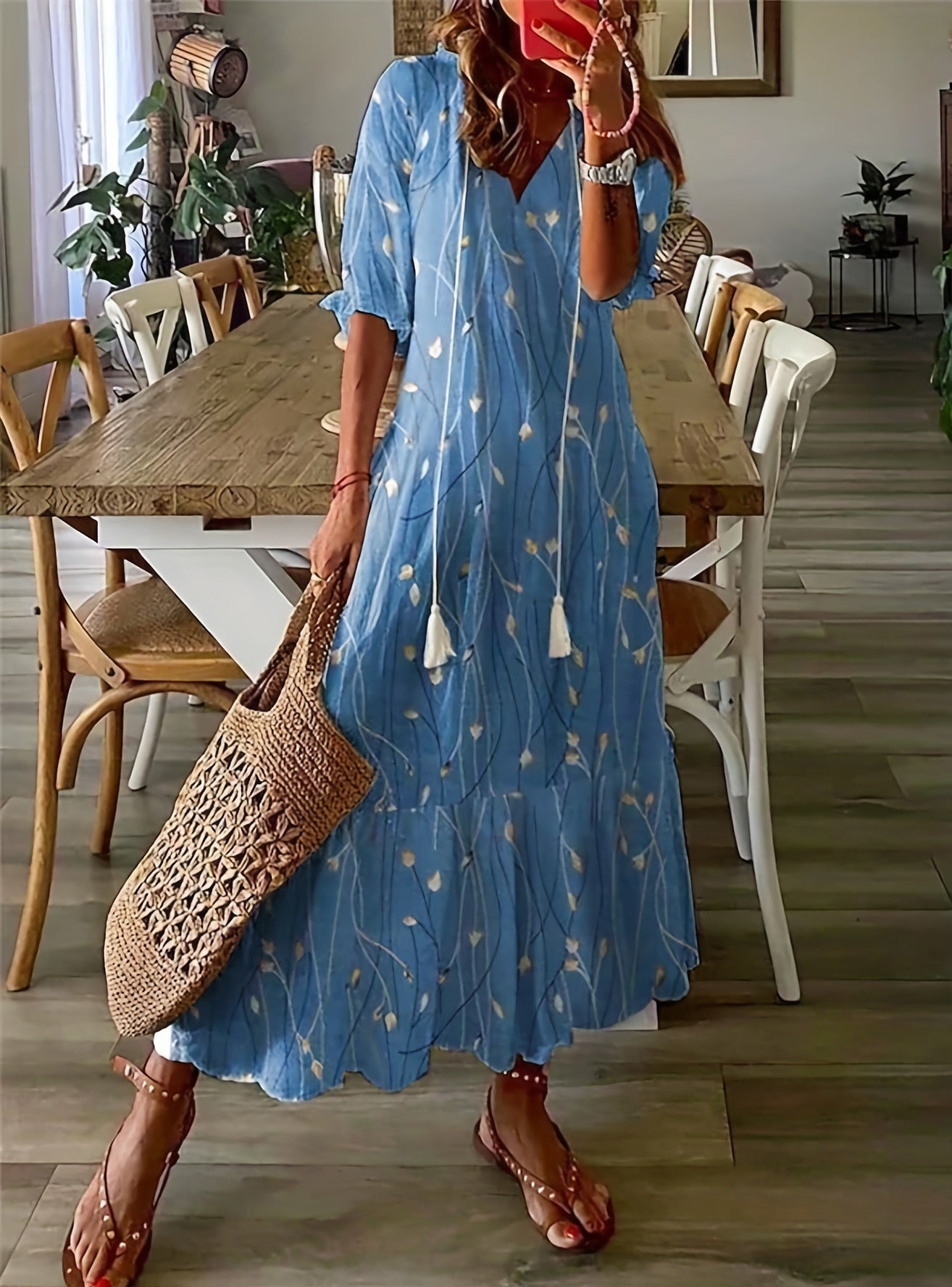 Octavia - Bohemian Maxi Dress