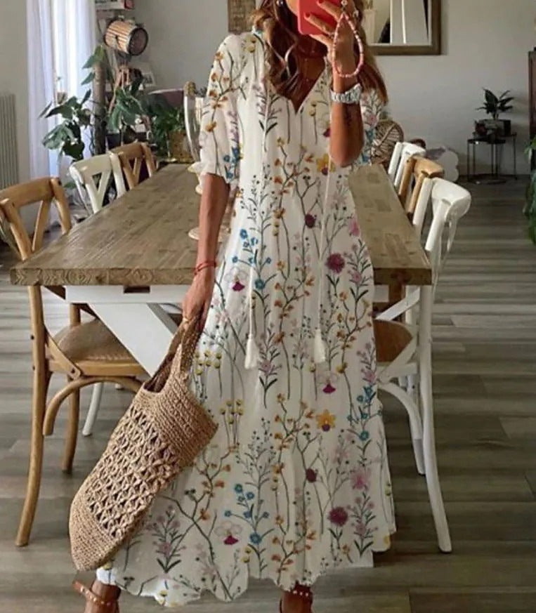 Octavia - Bohemian Maxi Dress