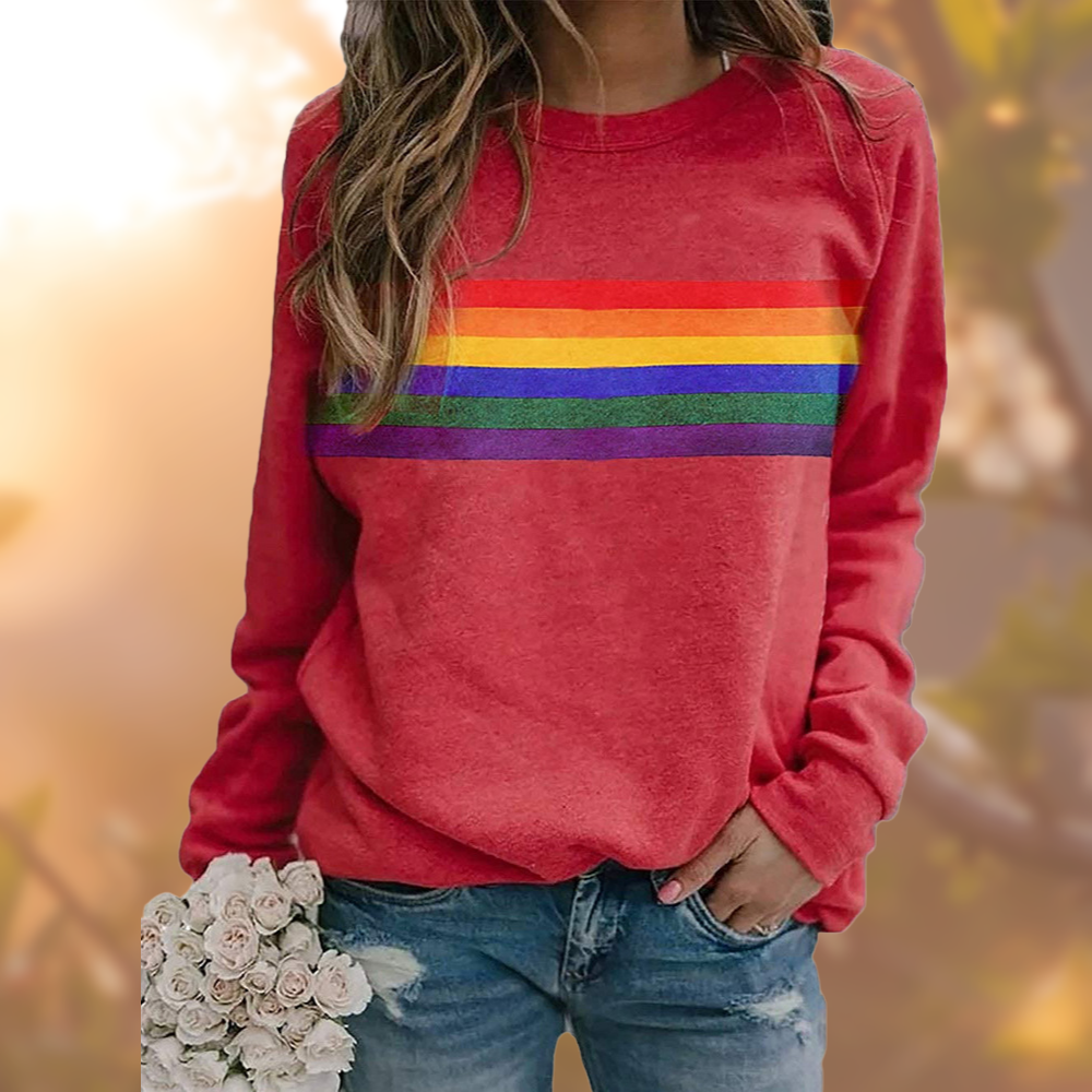 Lorienna  | Trendy Women’s Sweatshirt with Colorful Graphic Design