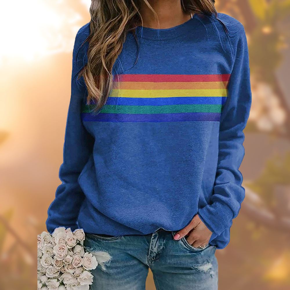 Lorienna  | Trendy Women’s Sweatshirt with Colorful Graphic Design