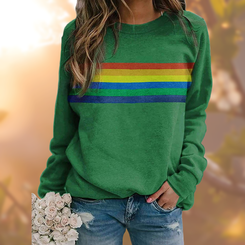 Lorienna  | Trendy Women’s Sweatshirt with Colorful Graphic Design