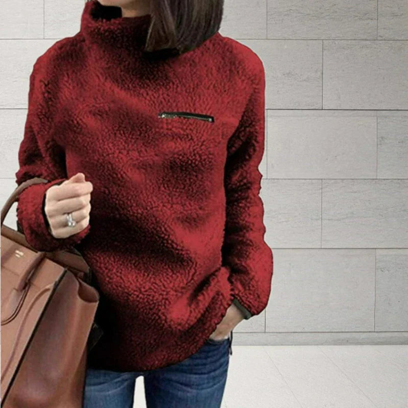 Zelithia | Cozy Turtleneck Sweater for Stylish Winter Layering