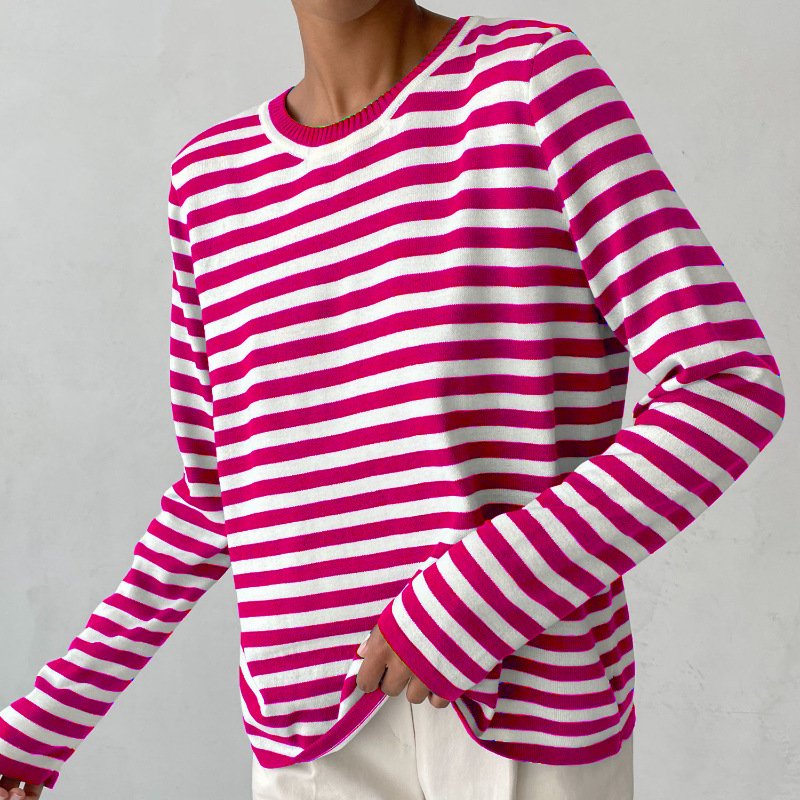 Clara | Striped Long Sleeve Top for Effortless Style