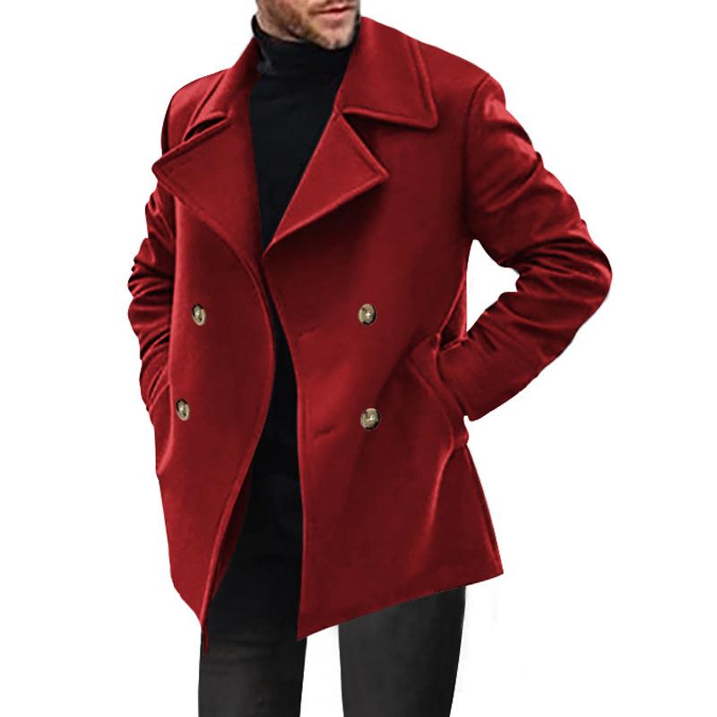 Sorez | Double-Breasted Men's Coat for Stylish Look