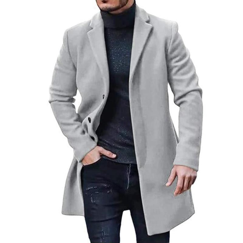 Jovarek | Stylish Men's Overcoat for Formal and Casual Wear