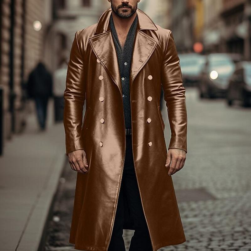 Lioris | Classic Long Coat for Men, Stylish Outerwear Fashion