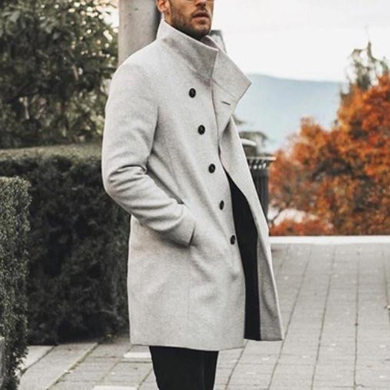 Cassius | Classic Men's Trench Coat for Timeless Style