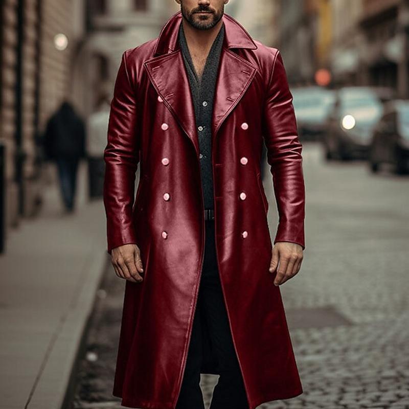 Lioris | Classic Long Coat for Men, Stylish Outerwear Fashion