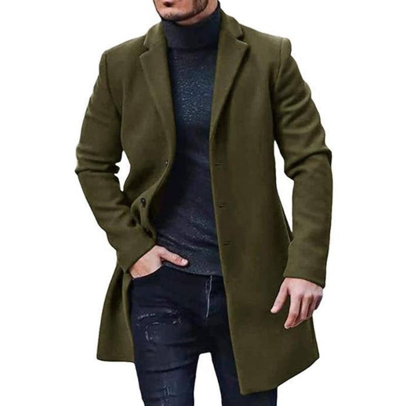 Jovarek | Stylish Men's Overcoat for Formal and Casual Wear