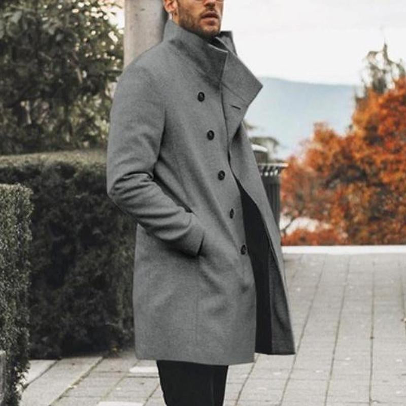 Cassius | Classic Men's Trench Coat for Timeless Style