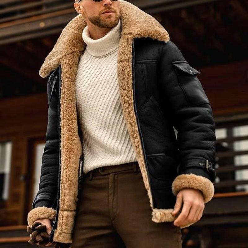 Renvir | Men's Stylish Winter Coat with Multi-Pockets