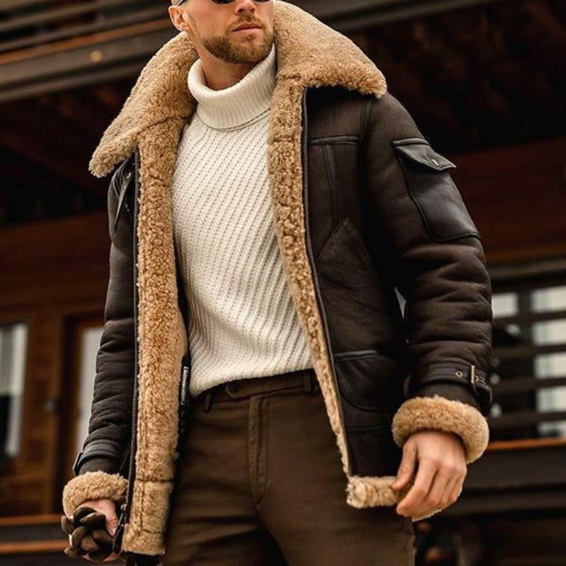 Renvir | Men's Stylish Winter Coat with Multi-Pockets