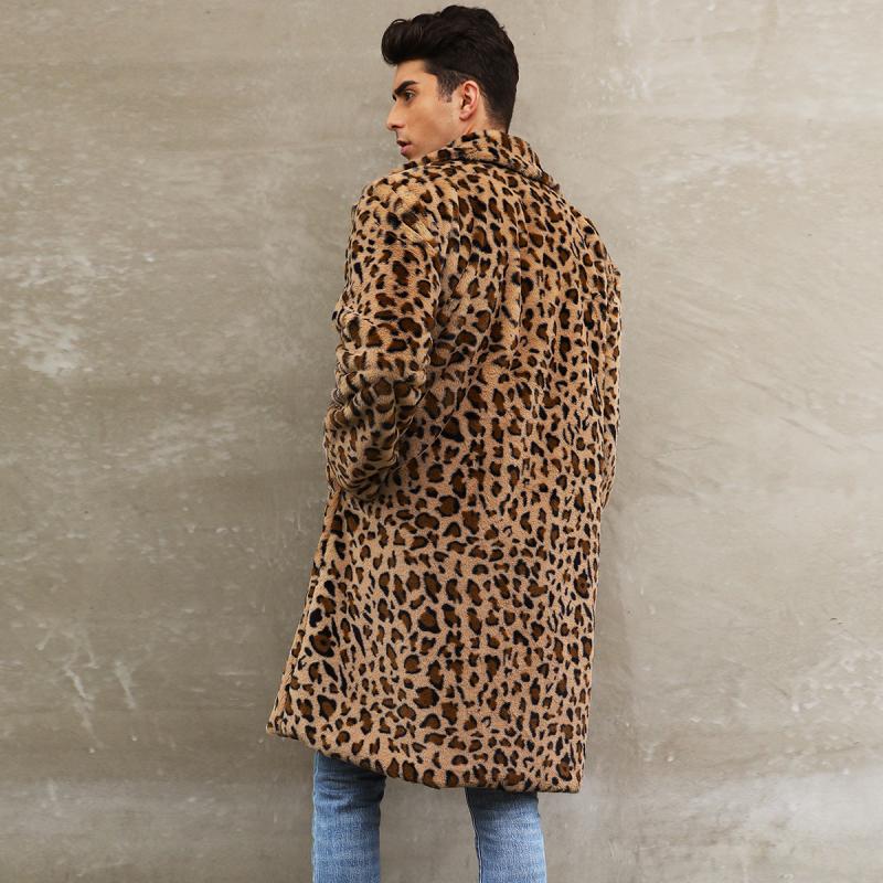 Stellan | Stylish Leopard Patterned Overcoat for Men