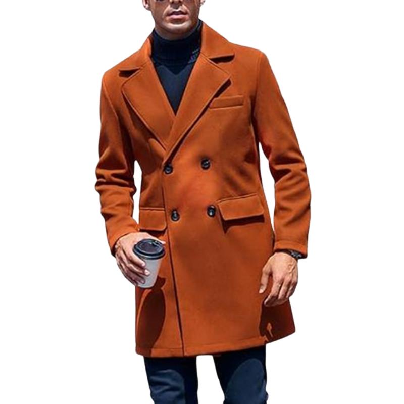 Caius | Stylish Double-Breasted Men's Overcoat for Cool Weather