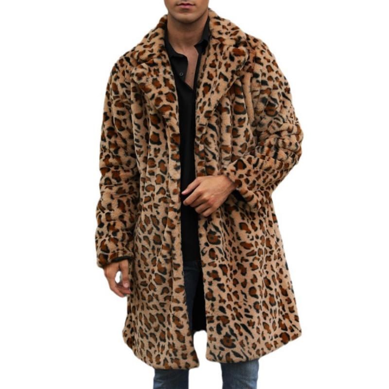 Stellan | Stylish Leopard Patterned Overcoat for Men