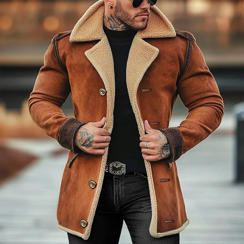 Evander | Stylish Single-Breasted Coat for Men - Modern Fashion