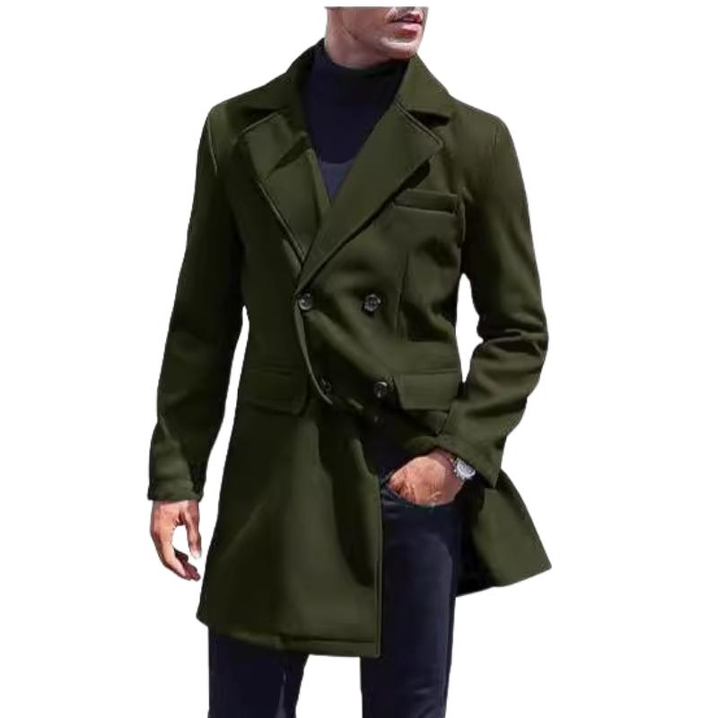 Caius | Stylish Double-Breasted Men's Overcoat for Cool Weather