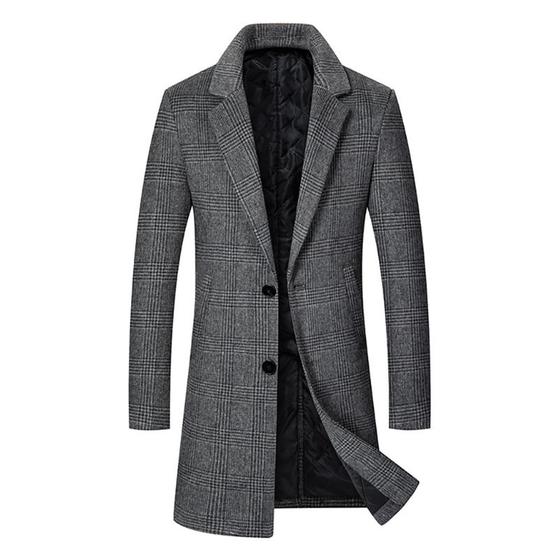 Ronan | Stylish Men's Long Coat for Cold Weather Fashion