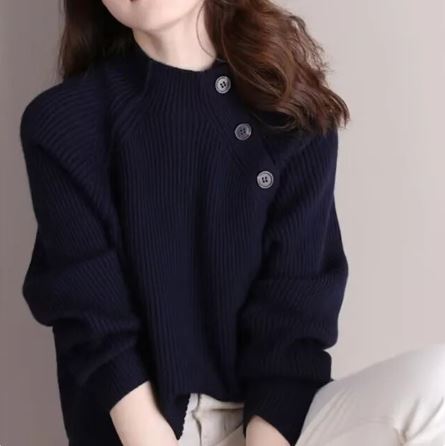 Isolde | Cozy Long Sleeve Sweater for Stylish Comfort