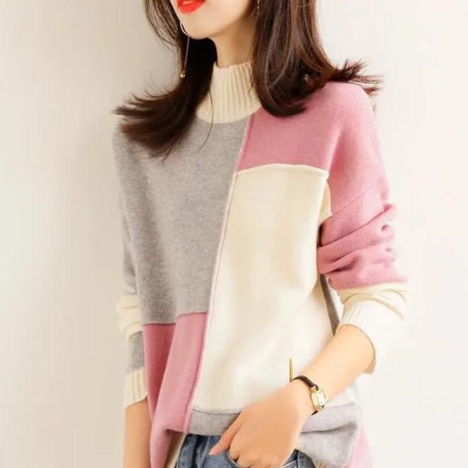 Zariah | Stylish Colorblock Sweater for Women, Casual Fashion